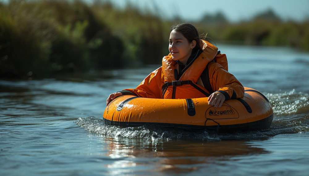 Petit test du Float Tube Decathlon